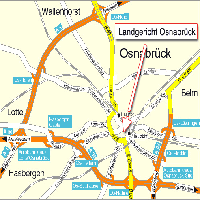 Anfahrt nach Osnabrück