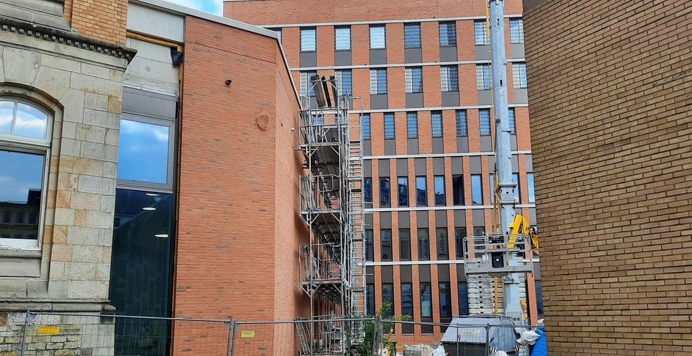 Baustelle Justizzentrum